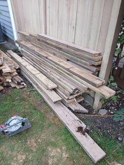2x6 treaded wood