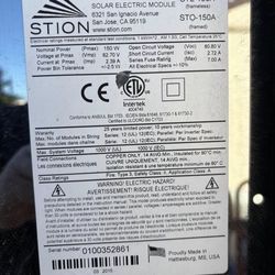 Used Solar Panels - $25 Each - 47 Available 