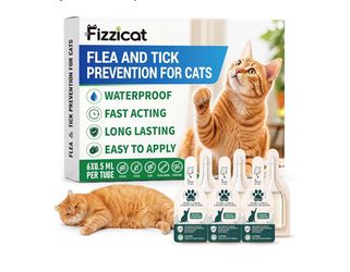 Fizzicat Flea and Tick Prevention for Cats