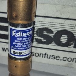 Edison Time Delay Fuse - ECNR30 Fuse 30A 250VAC 8 Count