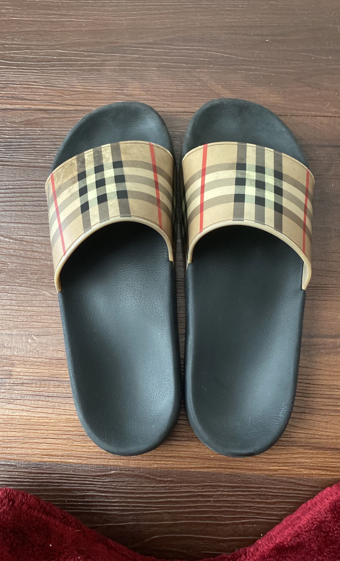 burberry slides for men
