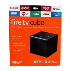 Fire Cube 4k 2nd Gen Great type of Firestick  NEW Amazon Fire TV Cube 4K UHD 16GB 2nd Gen Streaming Media Player Voice Remote  This is Brand New in th
