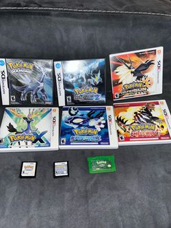 Pokemon Games ds,gameboy,3ds