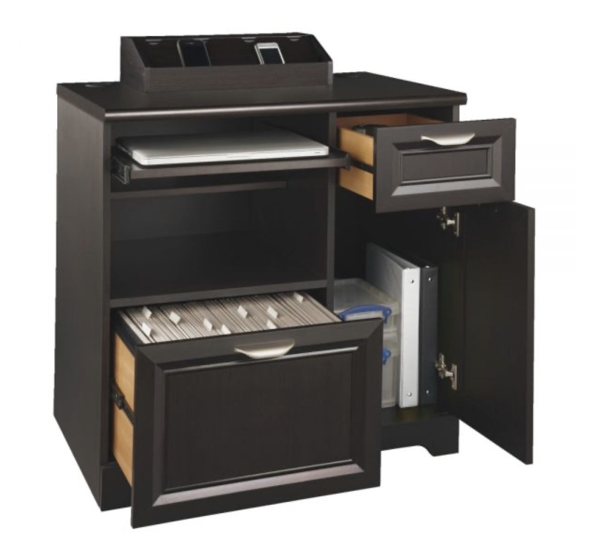 Magellan Tech Station Printer Stand, Espresso