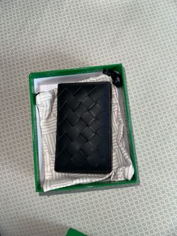 Intrecciato Flap Card Case Wallet