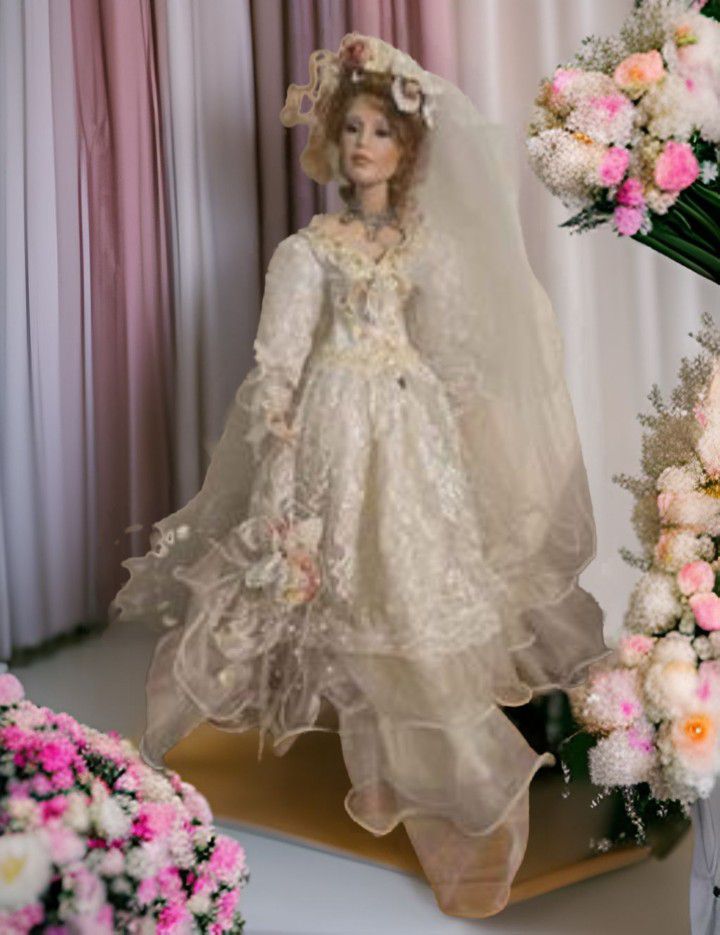 Donna Rupert 27" Bride/Wedding Doll.  Limited Edition/Rare find