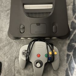 Nintendo 64 Console With Controller