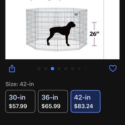 42” Tall 8 Panel Playpen