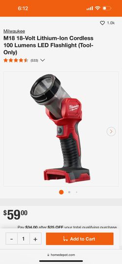 Milwaukee Flashlight