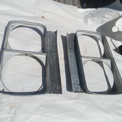 1968 Buick Skylark Head Light Bezels 