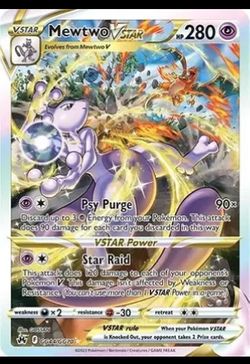 Mewtwo Vstar GG44 NM Raw