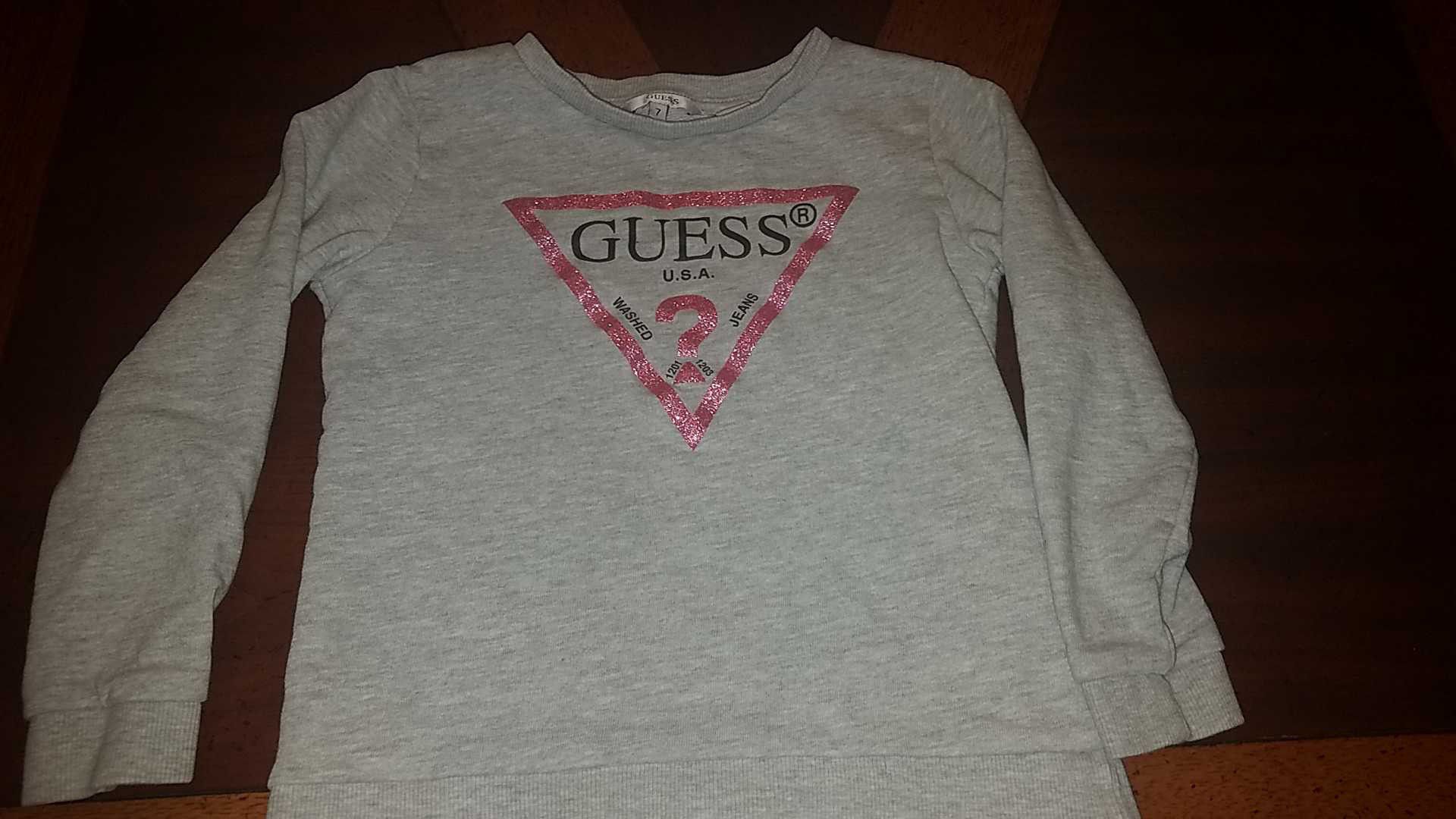 Girls Guess sweatshirt size 7