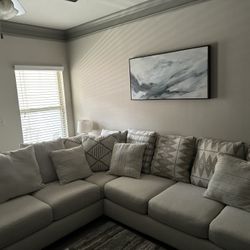 Off White Beautiful Large Sectional