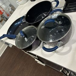 Pots, Pans, Utensil Set 