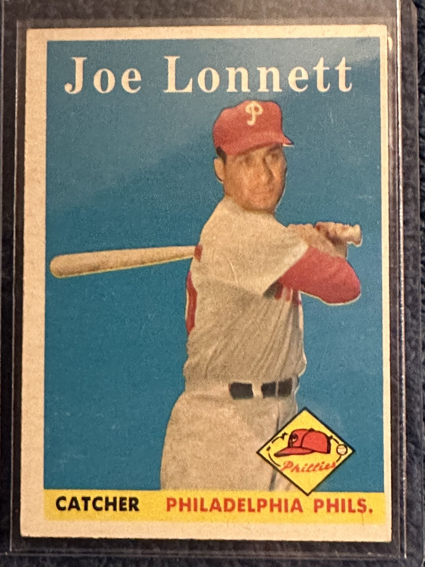 1958 Joe Lonnett, Topps#64, Philadelphia Phillies