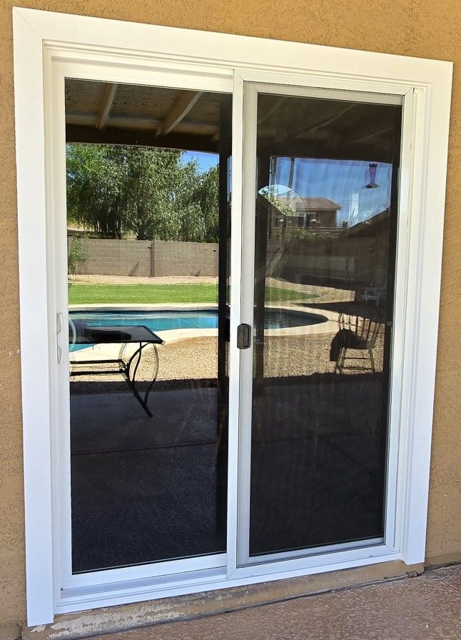 Brand New Patio Sliding Glass Doors With Sliding Screen ( Installation Included )