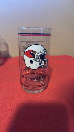 Vintage 1989 Smitty’s Coca Cola Phoenix Cardinals Glass