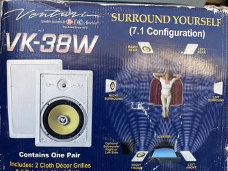 In Wall Speaker Bic América Vk-38W