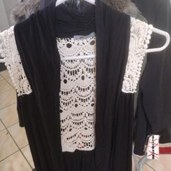 Top Cover Black Size M Women 