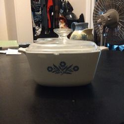 Vintage Corning Ware With Lid