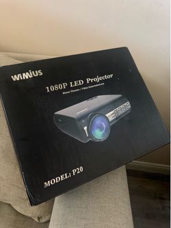 WiFi Projector, WiMiUS 2022 Upgrade P20 Native 1080P Projector Support 4K, ±50° Correction, 50% Zoom, 10W Speaker Compatible with PC PS4 USB TV Stick 