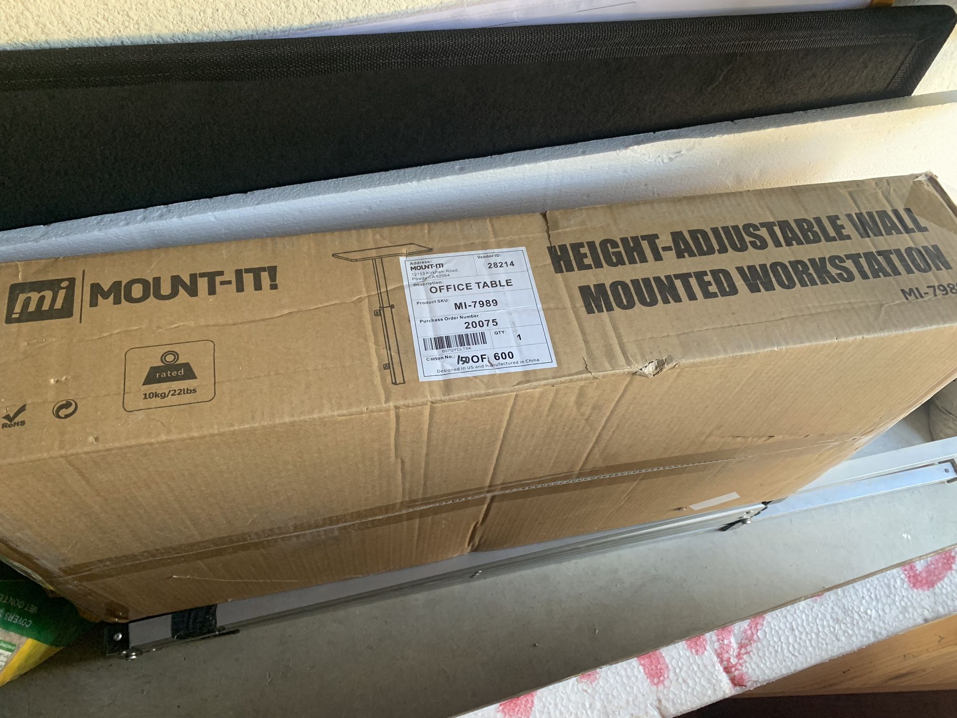 New! Mount It! Sit & Stand Wall Mounted Laptop Desk