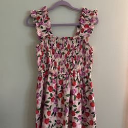 Charming mini dress with floral print