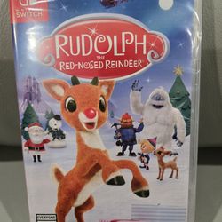 New Sealed Rudolph the red nose reindeer nintendo switch game