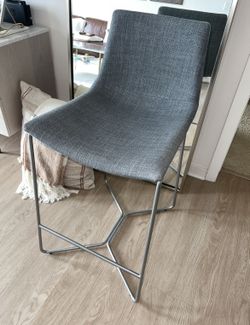 WEST ELM Slope Upholstered Counter Stools $349 - $499 RETAIL NEW   I have ONE counter stool available  26” height   Pickup cash or Venmo