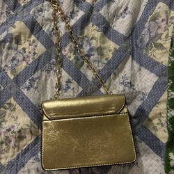 Forever 21 Gold Purse 