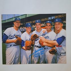 Dodgers Stan Williams Signed 11x14