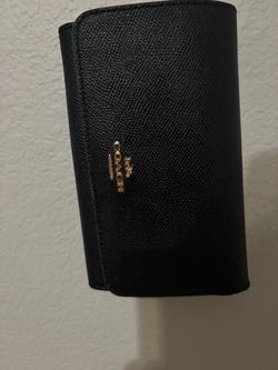 Coach Black Leather Wallet