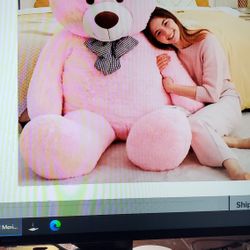 Teddy Bear Pink 6 Ft