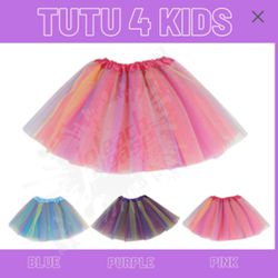 Tutu Skirt Baby Girl Clothes Fits 2T-6 Mini Pettiskirt Girls Dance Tulle Skirts Children Clothing Toddler