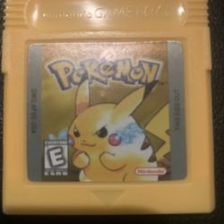 Pokémon Yellow Gameboy Game