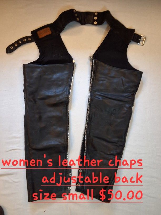 Woman's Leather Chaps / FirstGear Leather Pants
