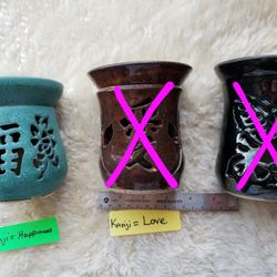 Handmade Pottery Tart Warmers by Eiko's Pottery
