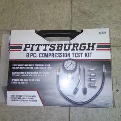 Pittsburgh 8 PC compression test kit