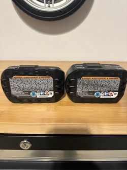 Ryobi 18V Lithium Batteries