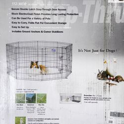 Dog Exercise Pen with Door