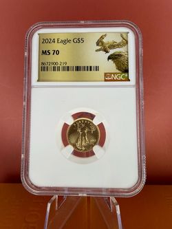 2024 American Gold Eagle $5 MS70