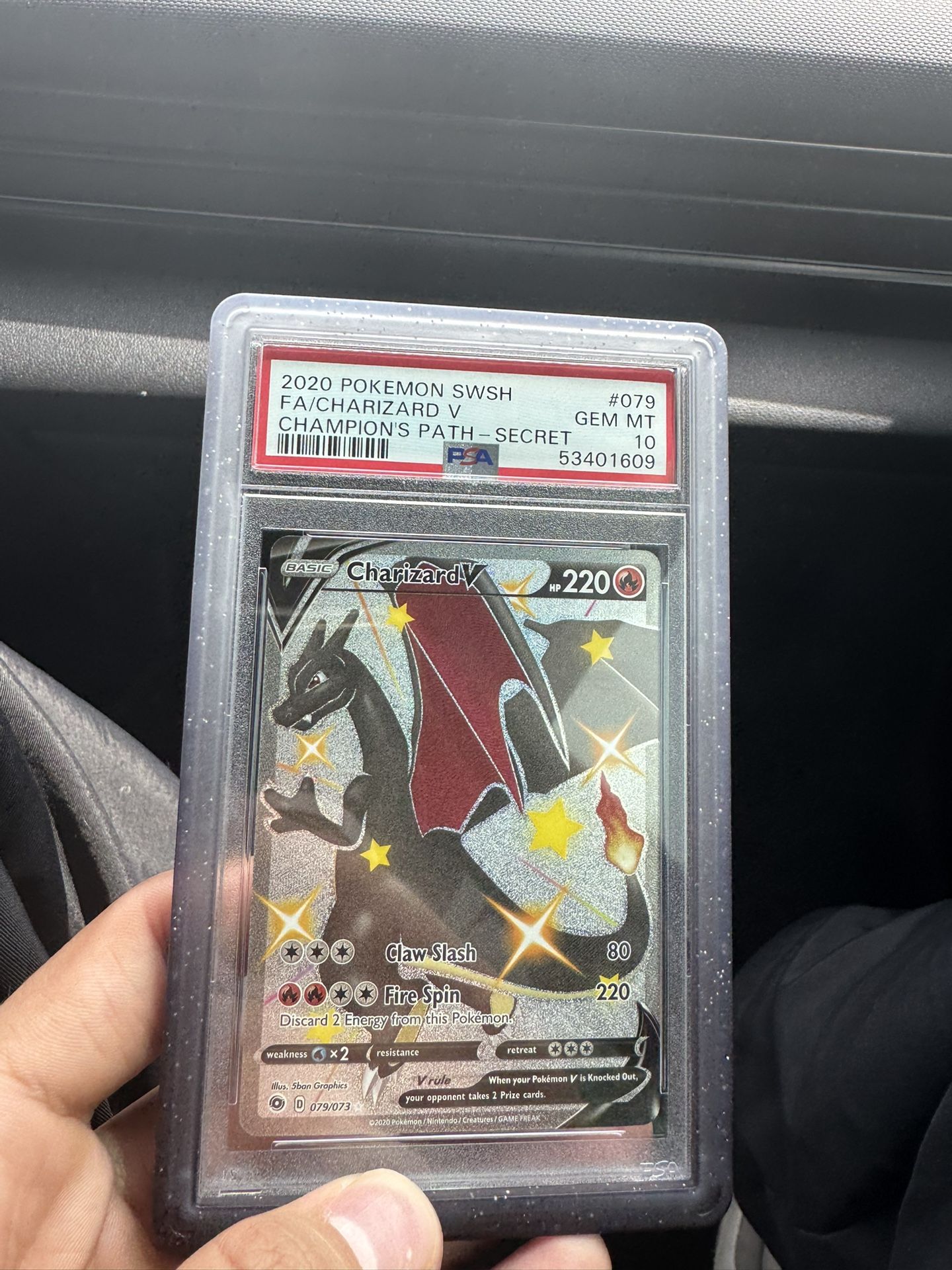pokemon Shiny Charizard V champions path PSA10