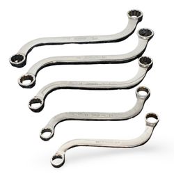 Snap On 5 Pc S Shaped Metric Box Wrench Set 
