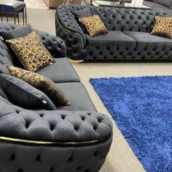 Sofa & Loveseat Pay $55 Now, Rest In Weekly Or Biweekly