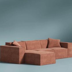 Rove Concepts M1 Sectional in Copper Tan