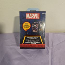 Marvel Heroes and Villains Playing Cards 2-pack set. 