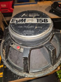 Pair of Electro-Voice EVM 15B Series II Speaker