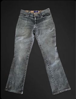 Women vintage Burberry  Gray jeans !!