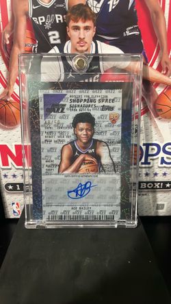 Ace Bailey Topps RC Auto /50 Shopping Spree Signatures