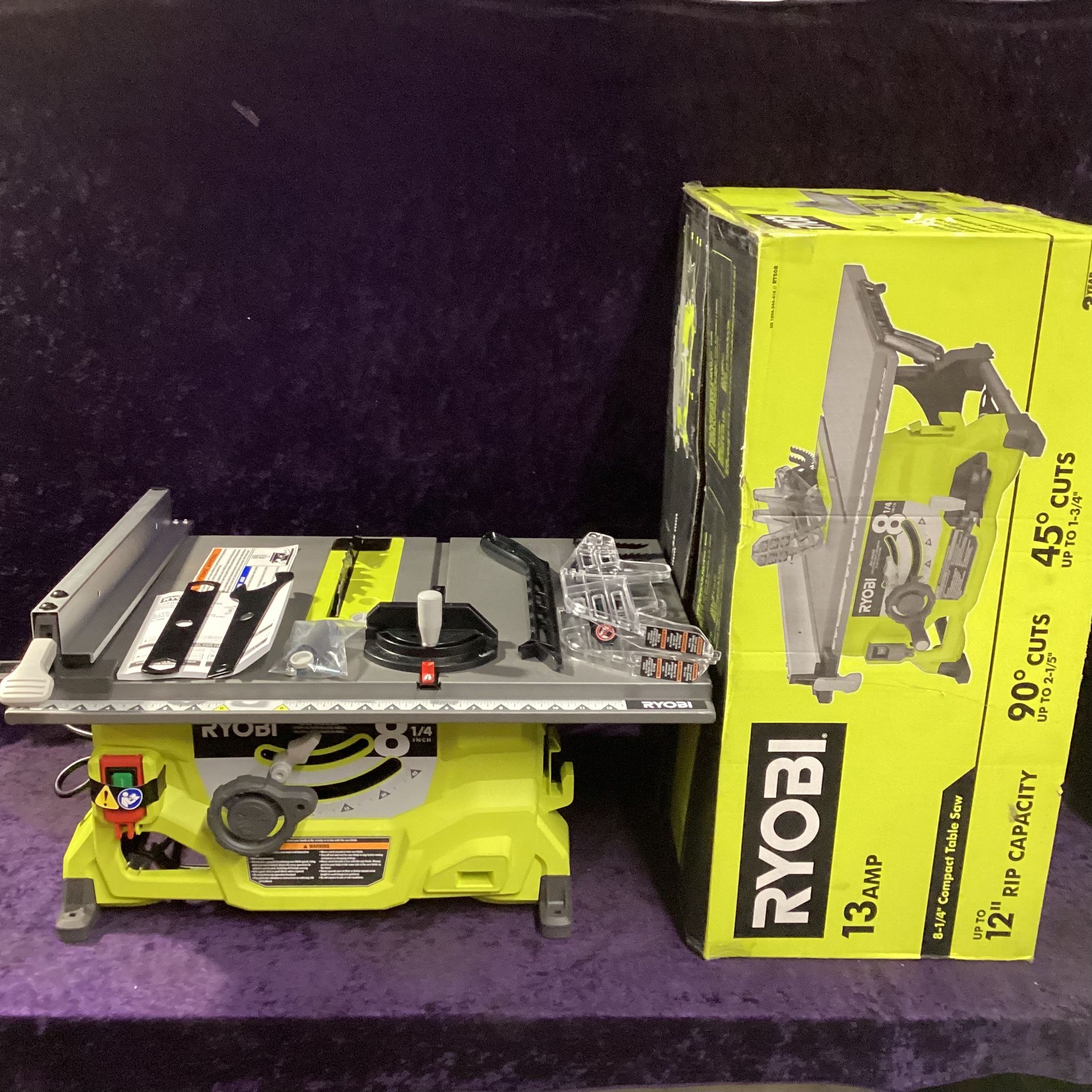 🧰🛠RYOBI 13 Amp 8-1/4 in. Compact Portable Corded Jobsite Table Saw NEW!-$125!🧰ðŸ›